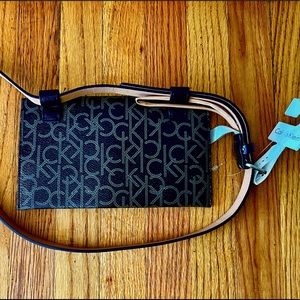 NWT Calvin Klein Adjustable Belt Bag XL Black Fanny Pack Style #641720C MSRP=$68